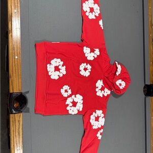 Red Denim Tears Hoodie size medium